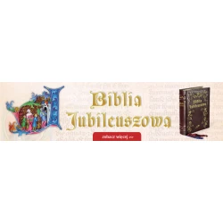 Biblia Jubileuszowa - Pismo Święte Starego i Nowego testamentu.Oprawa twarda brązowa,złocenia